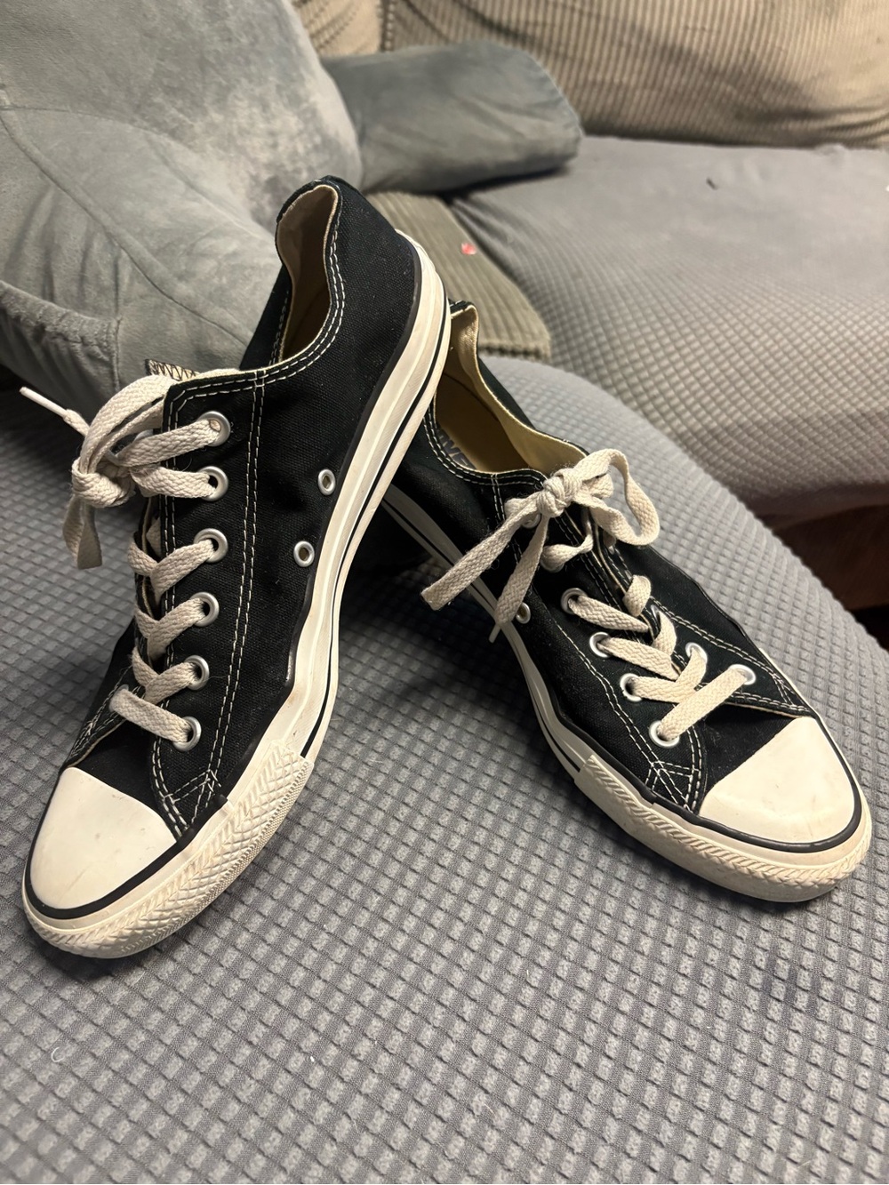 Converse “Chuck Taylor’s” sneakers. Size 8 men’s or women women’s 10